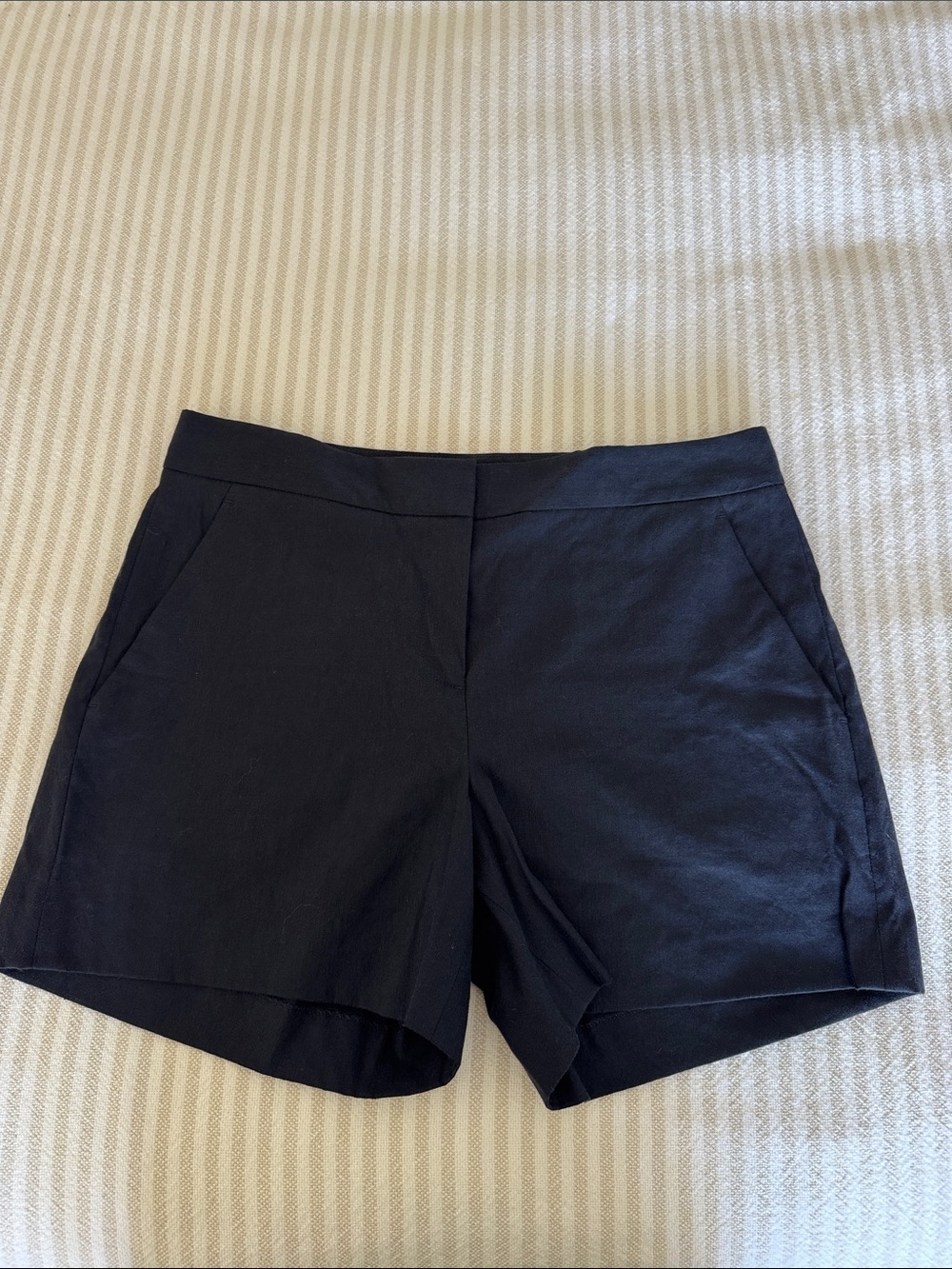 Theory Navy Tailored Pull-On Bermuda Short